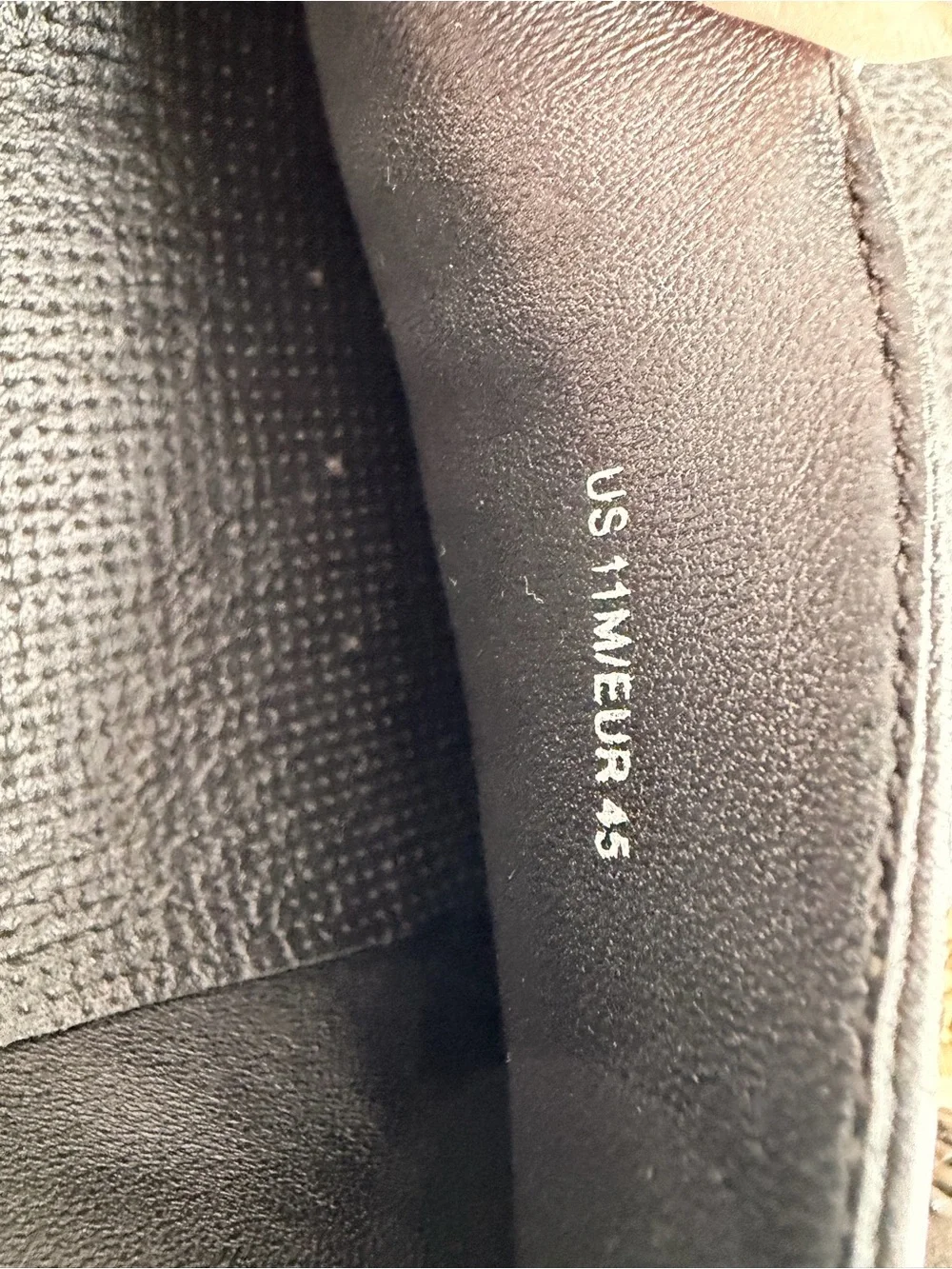 Vince Black Leather Slip-On Loafers with Whipstitch Detail